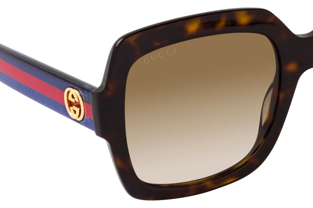 Gucci GG 0036SN 004 HAVANA-BLUE-BROWN 4 Gucci GG 0036SN 004 HAVANA-BLUE-BROWN – Image 4