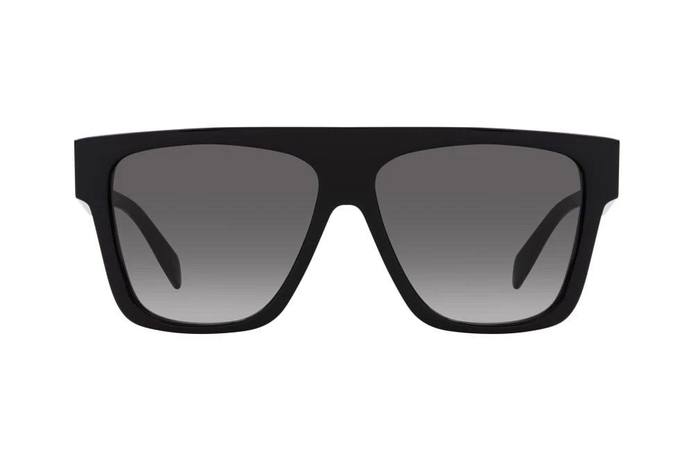 Alexander McQueen AM 0302S 001 BLACK-BLACK-GREY 3 Alexander McQueen AM 0302S 001 BLACK-BLACK-GREY – Image 3