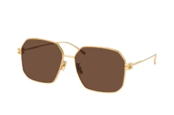 Bottega Veneta BV 1047S 002 GOLD-GOLD-BROWN