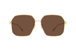 Bottega Veneta BV 1047S 002 GOLD-GOLD-BROWN -Polaley Boutique 6852158 d