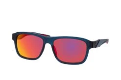 Puma PU 0377S 005 GREY-GREY-RED MIRROR