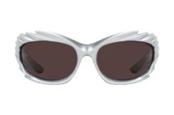 Balenciaga BB 0255S 003 SILVER-SILVER-GREY -Polaley Boutique 6877282 d