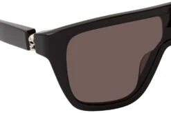 Alexander McQueen AM 0430S 001 BLACK-BLACK-GREY -Polaley Boutique 7819694 f