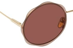 Chloé CH 0202S 004 GOLD-GOLD-BROWN -Polaley Boutique 7840523 f