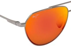 Maui Jim MJ 0634S 17 Shiny Light Ruthenium -Polaley Boutique 7842253 f