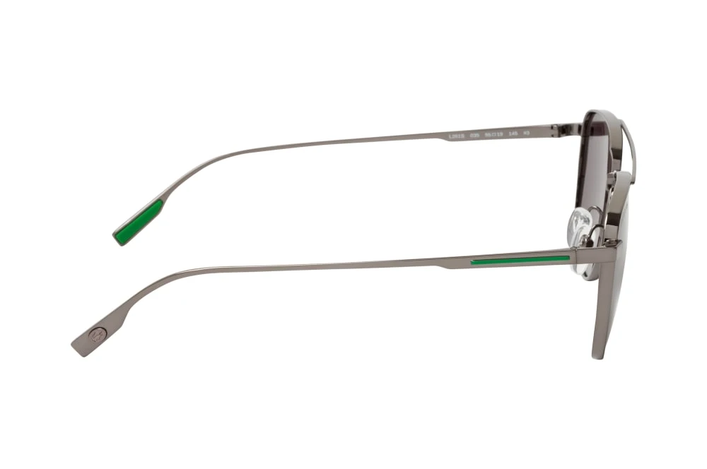 Lacoste L 261S 035 SHINY GUNMETAL 2 Lacoste L 261S 035 SHINY GUNMETAL – Image 2