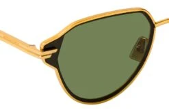 Bottega Veneta BV 1271S 003 GOLD-GOLD-GREEN -Polaley Boutique 7913336 f